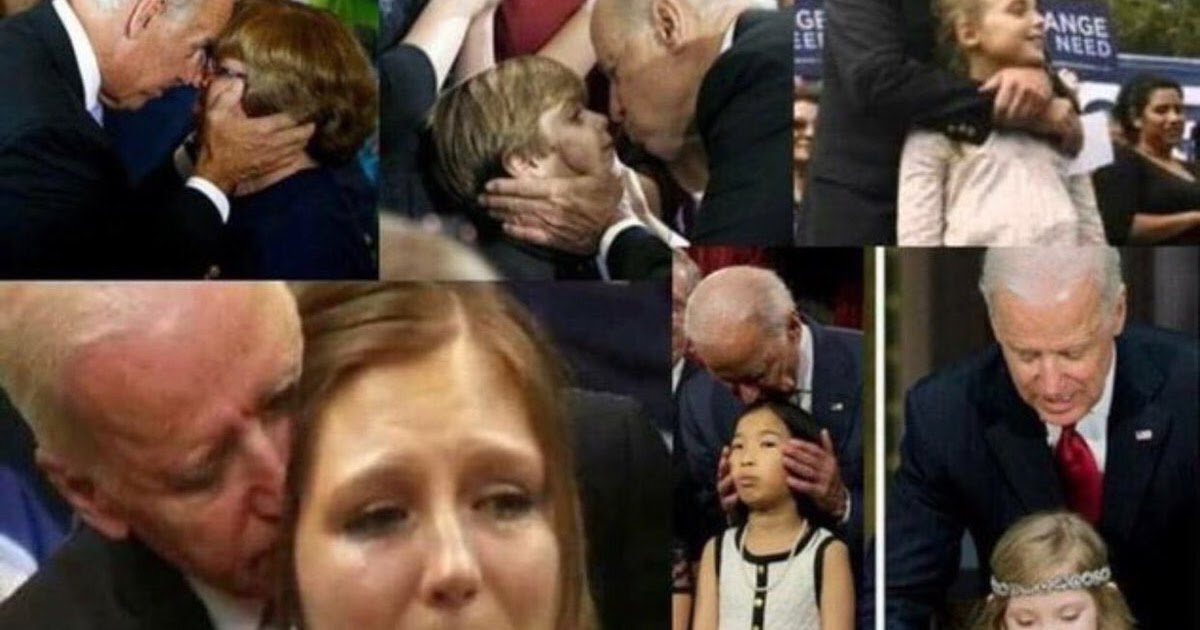 The touchy feely allegations circle back around to Biden