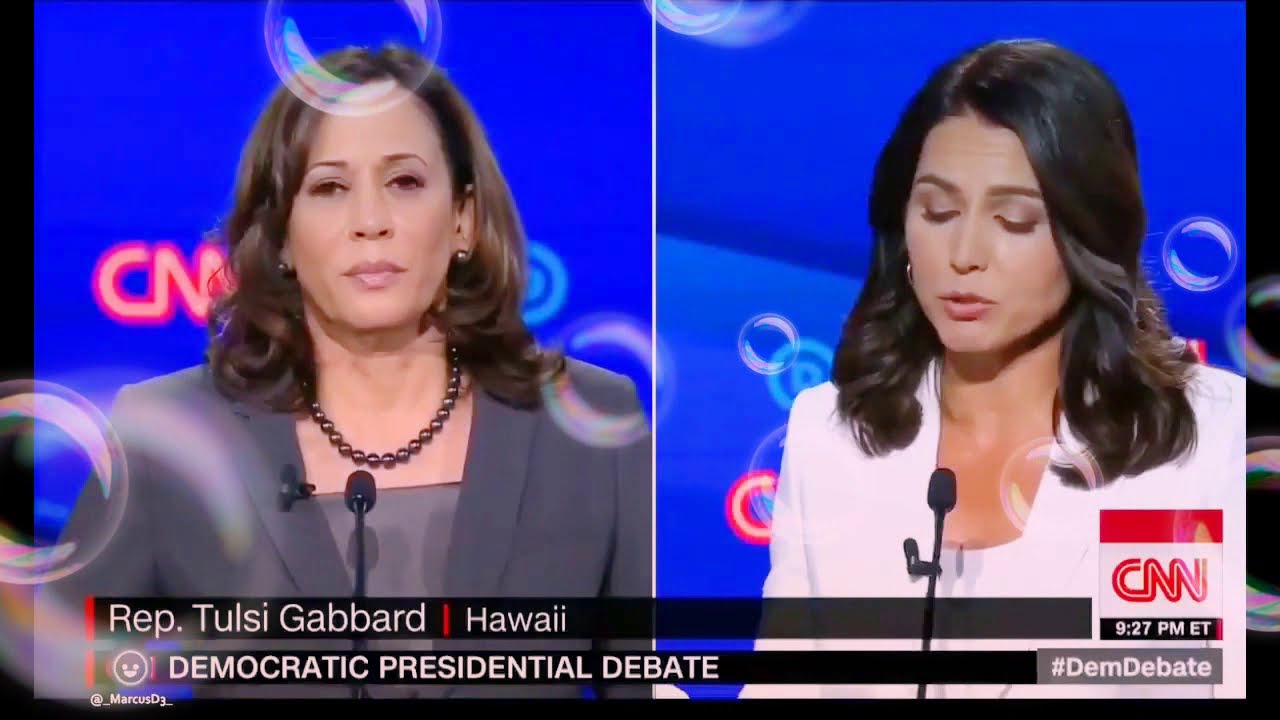 Poor Kamala Sent to Kid's Table